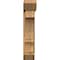 Ekena Millwork Balboa Slat Rough Sawn Bracket w/ Offset Brace, Western Red Cedar, 8"W x 28"D x 40"H BKT0806X28X40BOA06RWR - alternate 3
